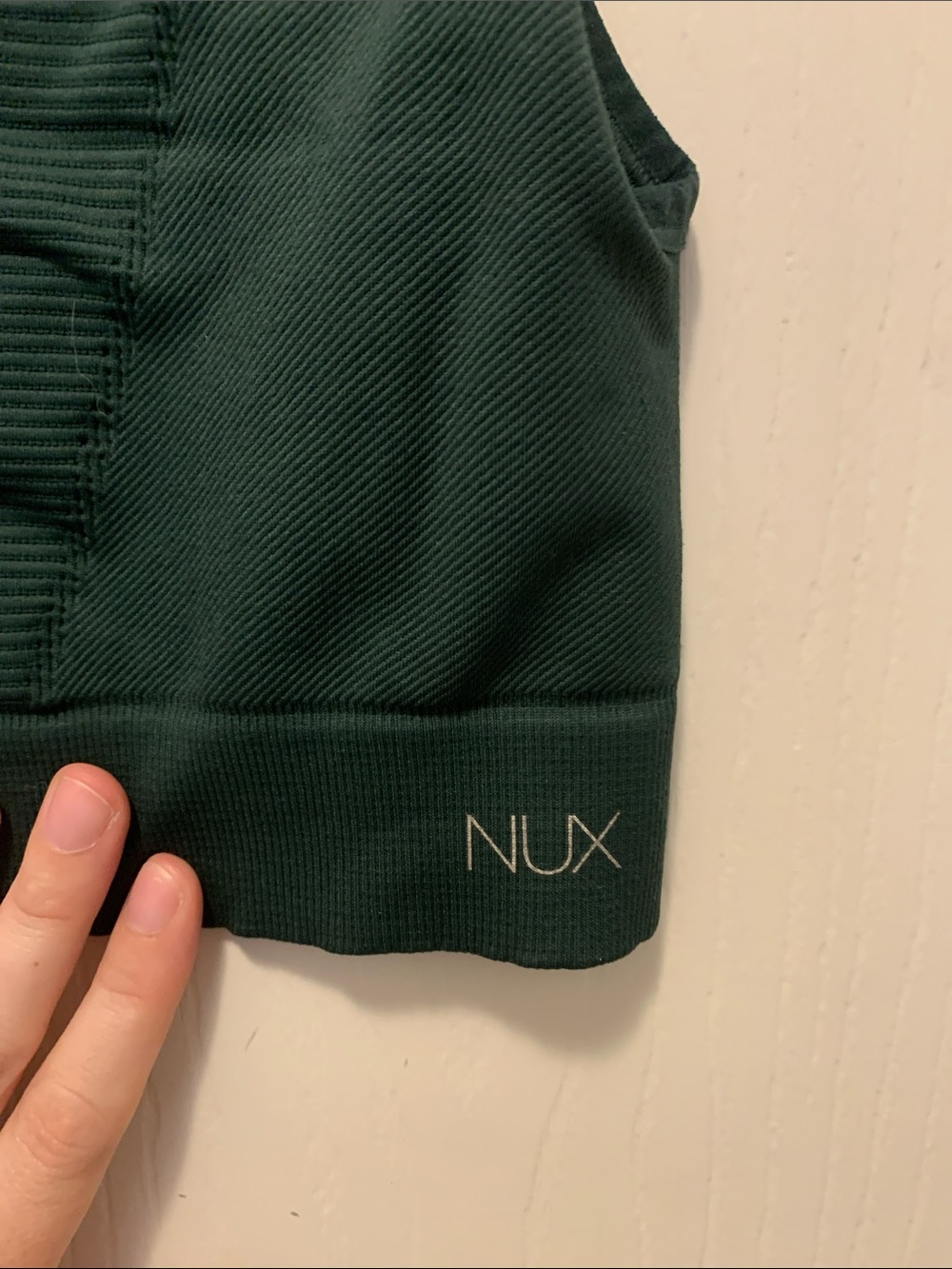 NUX Deep Forest Ribbed Bra - Picture 3 of 4